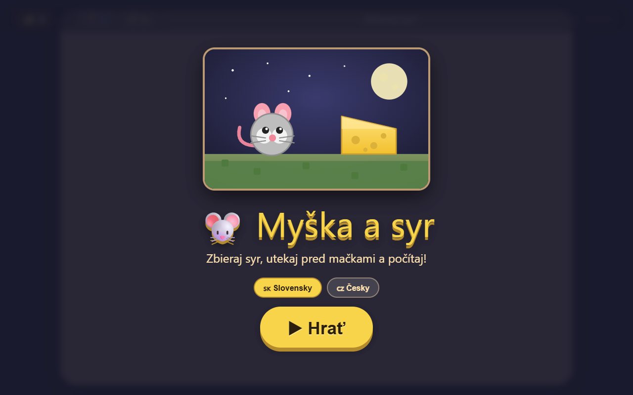 Ukážka aplikácie Myška a syr – matematika v bludisku