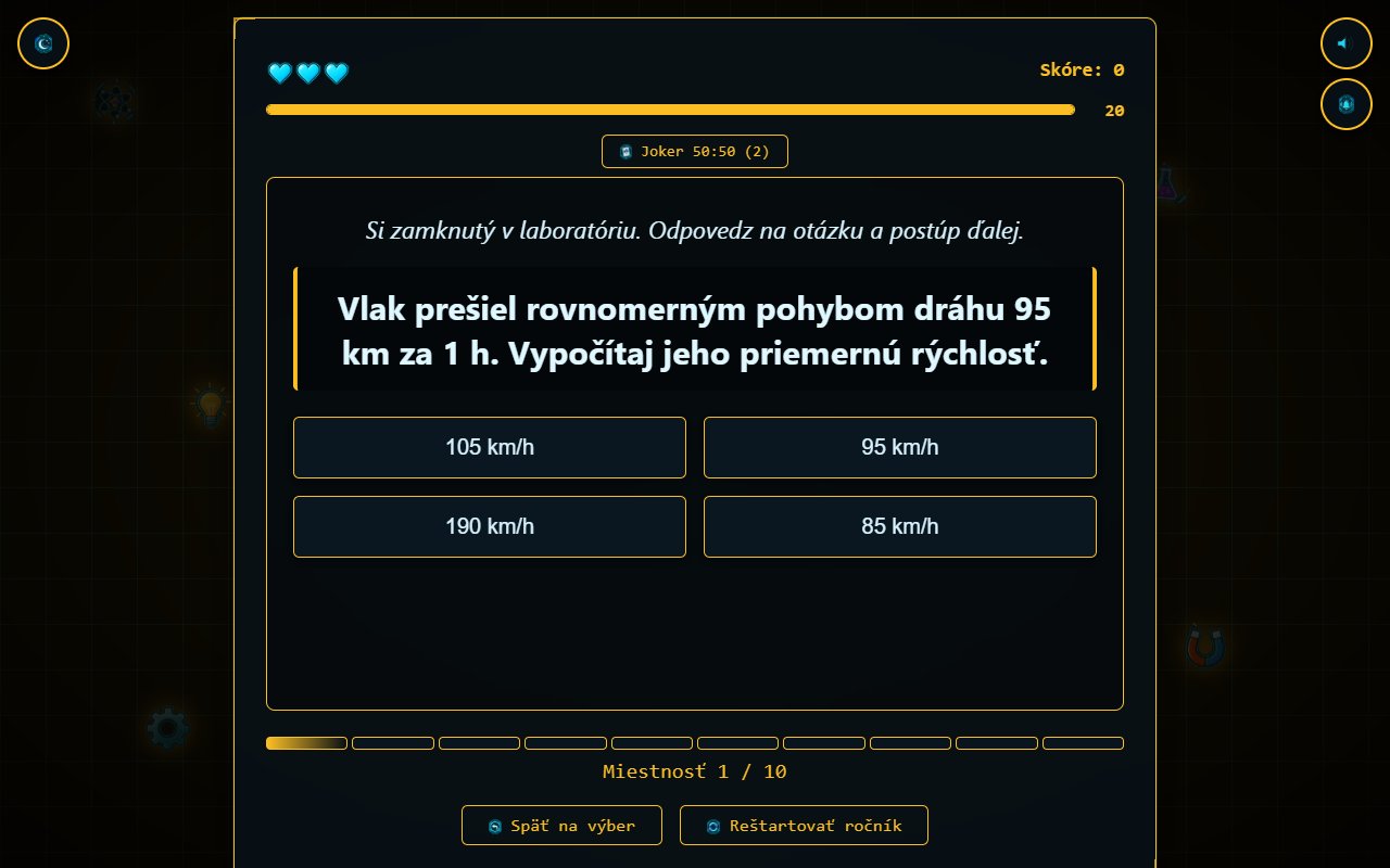 Ukážka 7: Fyzikálna úniková miestnosť