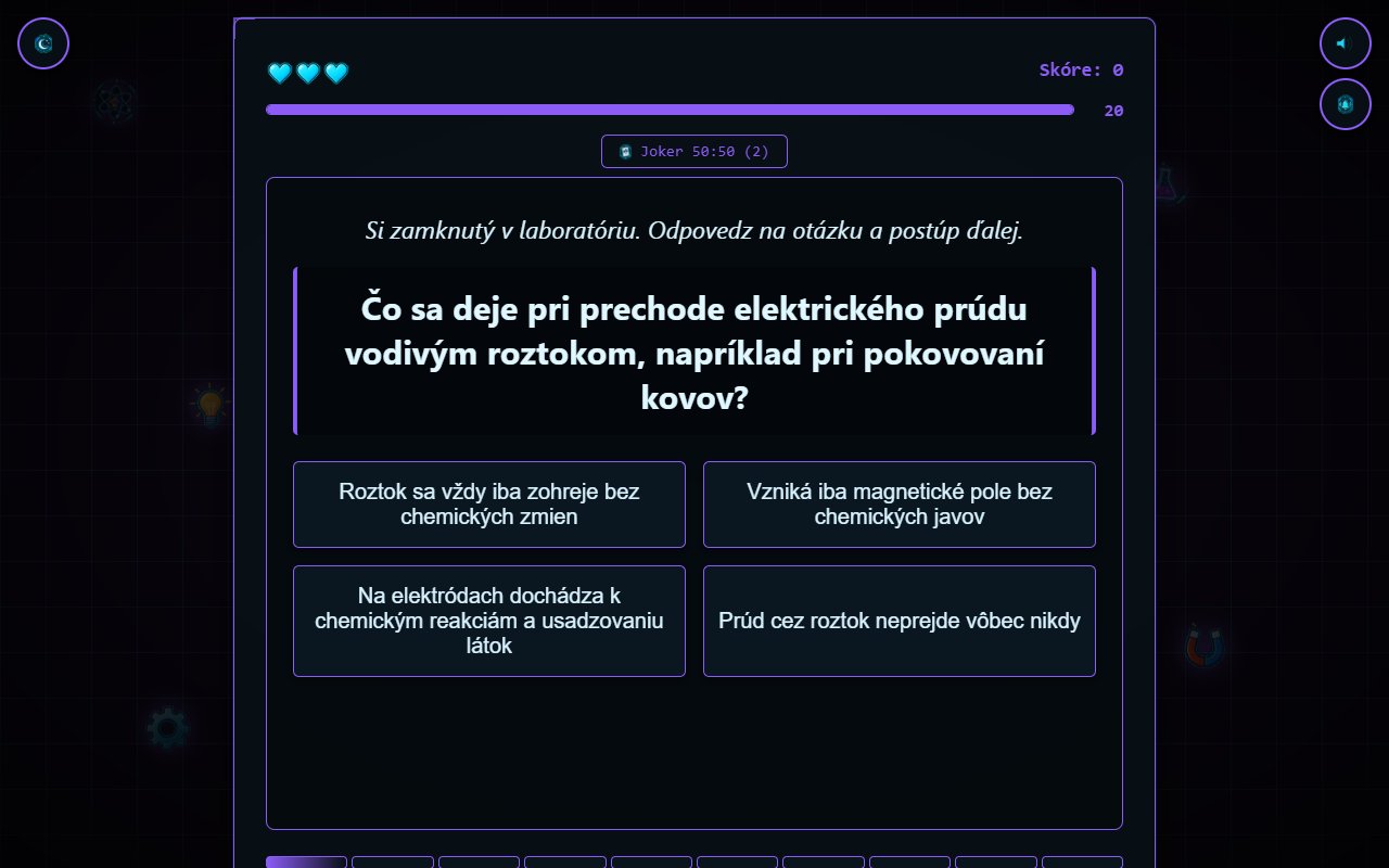 Ukážka 8: Fyzikálna úniková miestnosť